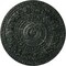 Ekena Millwork Rose Ceiling Medallion (Fits Canopies up to 13 1/2"), 33 7/8"OD x 2 3/8"P, Painted Turtle Crackle CM33ROPTC - alternate 1